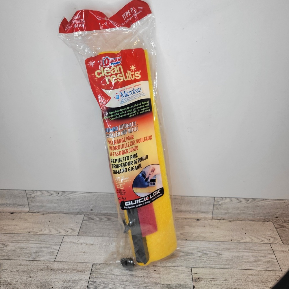 Quickie Clean Results Jumbo Roller Sponge Mop Refill 055CR Type P